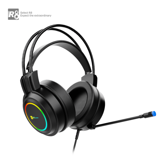2024 New Arrival Hot Sale 3.5mm Usb RGB Computer Gamer Headphone With Microphone Wired Gaming Headset for Computer