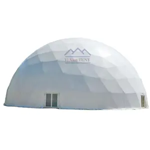 直径40mの大型ドームテント会議室リビングルーム展示イベント防水・防風PVCドームテント