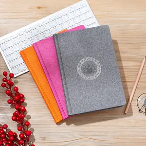 Kain Kulit PU Notebook A5 dengan Logo Hardcover Grosir Produsen Jurnal Kustom