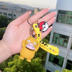 Hot Bán Tùy Chỉnh Pokemon Phim Hoạt Hình Nhân Vật Kid <span class=keywords><strong>Pikachu</strong></span> Keyring Móc Chìa Khóa Đồ Chơi Cao Su 3D Mềm Anime <span class=keywords><strong>PVC</strong></span> Keychain Đồ Chơi - Product Image 5