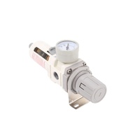 Vanne de régulation pneumatique série AW CHDLT AW3000-03, filtre de compresseur d'air, vanne de régulation de débit, champagne/blanc