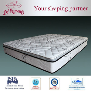 Bedrumours Hotel "yatak" "çift" "malzemesi" 4d kumaş bambu lateks bağımsız yaylı yatak yatak - Product Image 2