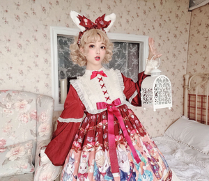 Falda Lolita, Vestido de <span class=keywords><strong>Anime</strong></span> Japonés para Chicas, <span class=keywords><strong>Ropa</strong></span> de Cosplay, Vestido Lolita Gótico - Product Image 2
