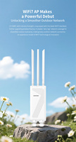 COMFAST CF-EW87 Wifi7 Omnidireccional de Doble Banda 3600Mbps AP Punto de Acceso Exterior Router Wifi Bridge