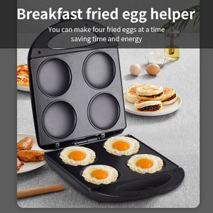 Electric Pancake Maker 1400W Non-Stick 4 Slots Griddle For Breakfast Cooking - Product Image 3