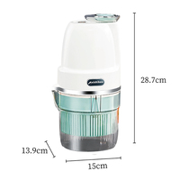 Draagbare mini elektrische keukenmachine met maalfunctie, babyvoedselmaker, knoflookpers, vleesmolen
