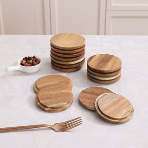 Couvercle en bois d'acacia 8.1 8.5 9.1 Bouchon de bouteille réutilisable pour bouteilles - Product Image 1