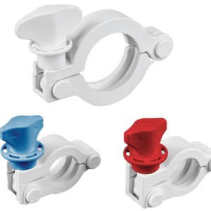 Colliers de serrage sanitaires en acier inoxydable Bio-Ease Tbl, taille métrique Tc25, pour applications médicales - Product Image 2