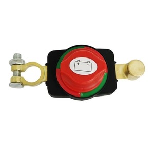 Battery Disconnect <b>Switch</b> Red <b>Push</b> <b>Button</b> Brass Terminals 125mm Length Car Motorcycle Use - Product Image 3