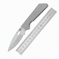 Couteau pliant de survie EDC de haute qualité pour le camping en plein air, en acier inoxydable 3Cr13, pour la chasse, OEM personnalisé, bord biseauté, 200 mm, 1