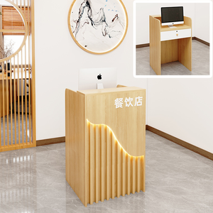Nuevo diseño de salón personalizado, muebles de sala de espera, muebles de <span class=keywords><strong>peluquería</strong></span>, <span class=keywords><strong>mostrador</strong></span> de <span class=keywords><strong>recepción</strong></span> de clínica pequeña, <span class=keywords><strong>recepción</strong></span> - Product Image 4