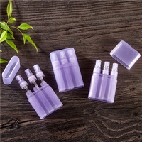 Mini atomiseur spray plastique 3ml 5ml, de qualité supérieure, 3 pièces dans un étui, vente en gros, pièces