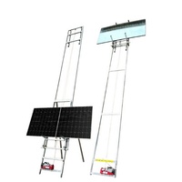 Kleiner elektrischer Aufzug für Gebäude, Solarpanel-Drahtseilhebevorrichtung, 220V, Stahl, Photovoltaik-Panel-Dachhebevorrichtung, 1300W