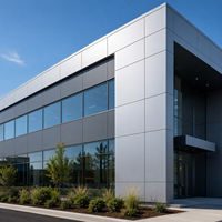 Panneau composite en aluminium (ACP) 4 mm avec revêtement PVDF, directement de l'usine, pour bardage extérieur de bâtiments commerciaux
