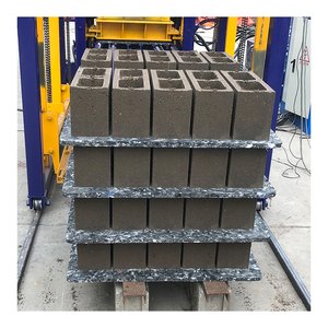 QT4-15 màu Interlock paver khối bê tông Máy làm bán trong Ghana dễ dàng để hoạt động thủy lực Khối Máy làm - Product Image 5