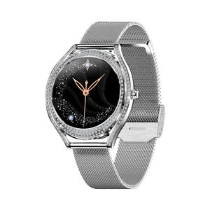 Montre connectée unisexe V66 AMOLED à succès avec moniteur de fréquence cardiaque et de tension artérielle, application Dafit, bracelet en gel de silice - Product Image 2