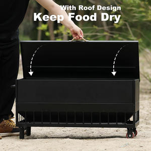 JH-Mech Mangeoire automatique à grande capacité de 120 lb pour poulets, canards et oies - Product Image 3