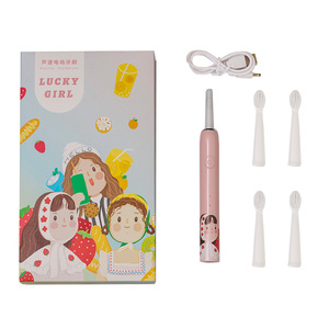 Smart Electric <b>Toothbrush</b> IPX7 Waterproof USB Charging 19800 Ppm 3 Modes Kids Soft Bristles - Product Image 2