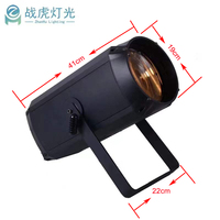 Putih Hangat Terang Tinggi 2 Dalam 1 300W Zoom Fokus Setara dengan Lampu Panggung Pintu Gudang Zoom Theater 2 Dalam 1 Cob Led Par Light