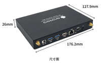 Dernier lecteur multimédia numérique Android RK3568 Cortex-A55 Max 2,0 GHz, Android 11 ou supérieur, carte SIM 4G, USB, Ethernet, Wi-Fi