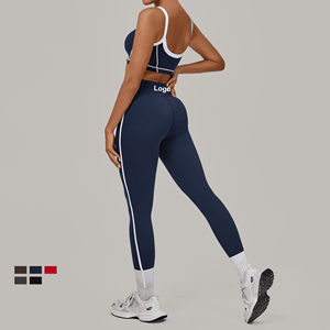 Abbigliamento Sportivo Haiyun per Donne, Set Yoga con Contrasti di Colore, Aderente per Corsa e Fitness all'Aperto - Product Image 3