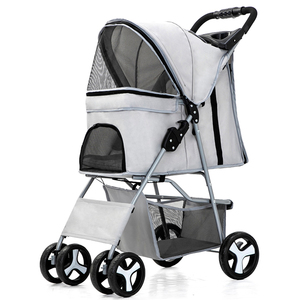 Cochecito plegable de lujo <span class=keywords><strong>para</strong></span> mascotas, carrito <span class=keywords><strong>para</strong></span> <span class=keywords><strong>perros</strong></span>/exteriores - Product Image 5