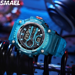 Montre numérique étanche en plastique, dernière montre multifonctionnelle SMAEL 8086, double affichage, montre de sport étanche, chronographe - Product Image 6