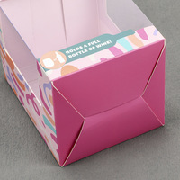 Boîte cadeau en carton ondulé de qualité supérieure, couleur personnalisée, boîte d'avion, emballage avec fenêtre transparente pour l'emballage des articles de tous les jours