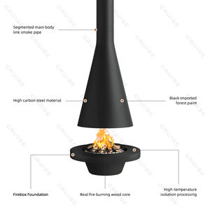 CRUCERO moderno interior hogar suspendido <span class=keywords><strong>bioetanol</strong></span> colgante <span class=keywords><strong>chimenea</strong></span> 800mm <span class=keywords><strong>techo</strong></span> montado sin humo hoteles ecológicos - Product Image 5