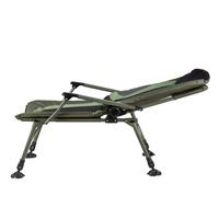 Chaise de pêche pliante en plein air pour carpe Chaise de plage inclinable pour camping portable