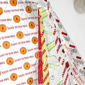 Factory Wholesale High Quality Aluminum Foil Chocolate <b>Wrapping</b> <b>Paper</b> CMYK Color Free Sample Custom Logo Printing OEM Customized - Product Image 4
