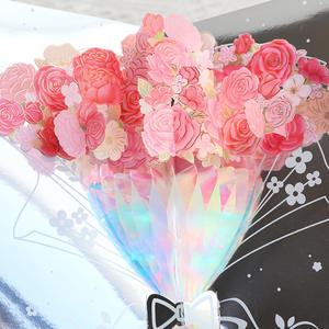 Nuova Creativa Carta d'Auguri Pop-up 3D Personalizzata per San Valentino Bouquet di Rose da Sogno Regalo per i Tuoi Cari - Product Image 3