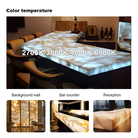 Panneau lumineux fin prêt à installer, rouleau de 10 mètres, feuille flexible, éclairage linéaire continu, 6000K, lumière du jour, dimmable, hôtel, bureau