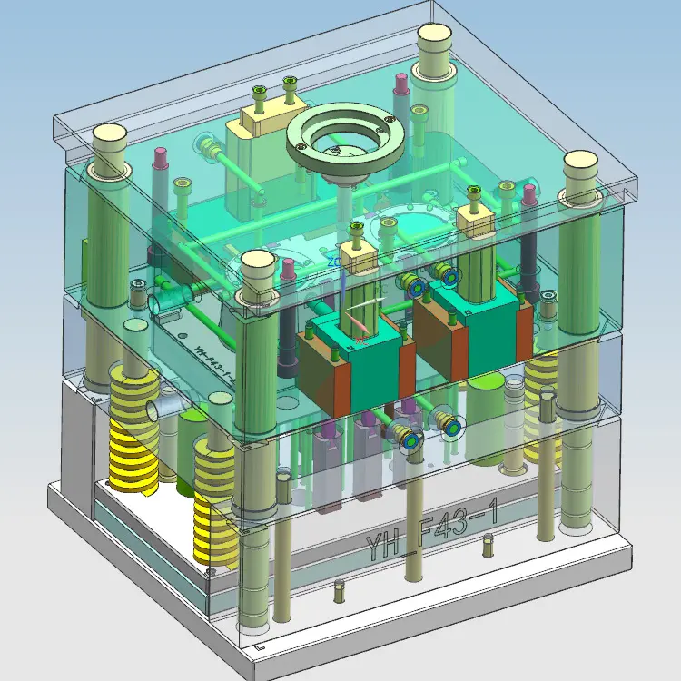 Dubbele Kleur Plastic Omhulsel Open Mal Injectie Abs Custom Huishoudelijke Apparaten Plastic Mal Custom Design