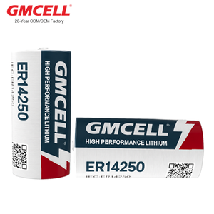Batterie au lithium ER14250H primaire Li-SOCI2 de taille 1/2AA, 12Ah 3.6V, ER14250, ER14250M pour compteurs de gaz et d'eau - Vente en gros - Product Image 1
