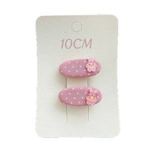 Handgefertigte koreanische ovale Stoff-Haarspange für Kinder, Blumen-BB-Clip, Baby-Stickerei, Wassertropfen-Haarspange für kleine Mädchen, Kopfschmuck - Product Image 5