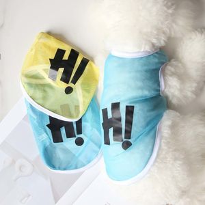 Chaleco de malla transpirable para mascotas, diseño estampado, para gatos y perros, en amarillo, azul, rojo y morado, de poliéster. - Product Image 1
