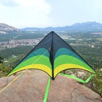 Easy Fly 150cm Long Tail Stunt Kite Matériau en fibre de verre Design durable DIY Craft pour enfants adultes-Super énorme extérieur