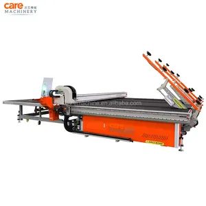 CNC-Glasschneidemaschine mit Tisch zum Be- und Ablösen für 3800 × 2900 mm Größe von Flachglasspiegel