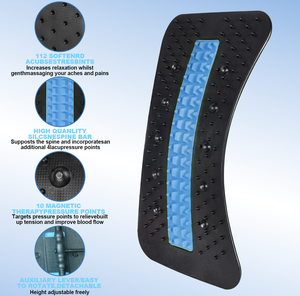 Alat pijat akupuntur Lumbar, alat terapi magnetik untuk koreksi tulang belakang tengkuk pendukung pinggang pijat punggung - Product Image 2