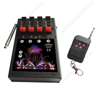 Système de tir de fontaine de glace avec télécommande, émetteur sans fil à 4 canaux, pour l'application de feux d'artifices de pyrotechniques, scène d'allumage froide
