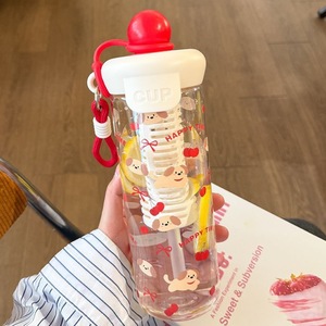 Float Plastic Cup Large Capacity Portable Straw Cup With Carrying Rope Bpa Free For Girls Gift Cup - Product Image 4