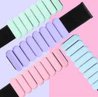 Bracelets lestés en silicone personnalisés avec logo pour la cheville / Bracelets lestés en silicone pour le poignet / Poids de cheville réglables