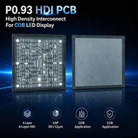 PCB Multicapa con Tecnología Blind Via y Microvia, Perforación Láser de Líneas Finas, ENIG/Inmersión, Proveedor Profesional de PCB AC HDI
