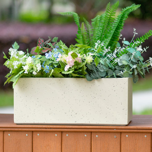 <span class=keywords><strong>Maceta</strong></span> <span class=keywords><strong>grande</strong></span> de cemento de estilo europeo para balcón al aire libre, jardín, terraza, decoración, caja de flores <span class=keywords><strong>Rectangular</strong></span> creativa para uso doméstico - Product Image 5