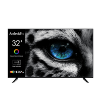 Televisor LED HD de 32 Pulgadas con Sintonizador Digital T2S2, Pantalla Plana para Uso en el Hogar y Hoteles