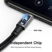 UNIEAN 60W OTG 2 in 1 USB C ke 3.5MM Aux Audio Adapter Kabel Pengisian Cepat untuk iPhone Android untuk Laptop Grosir