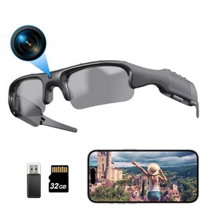 Sport <b>Camera</b> Sunglasses for Outdoor Sports Android 32GB TF Card Included - Product Image 1