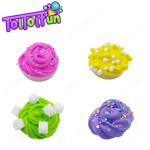Ensemble de slime liquide gâteau bulle éponge, jouet à extruder, non toxique, sûr, en plastique, cadeau d'anniversaire pour enfants, garçons et filles - Product Image 1