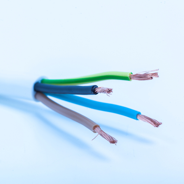 Copper Stranded Electrical Cable RVV Round Multicore PVC Insulated 0.75mm ~ 10mm PVC Jacketed Flexible Cable